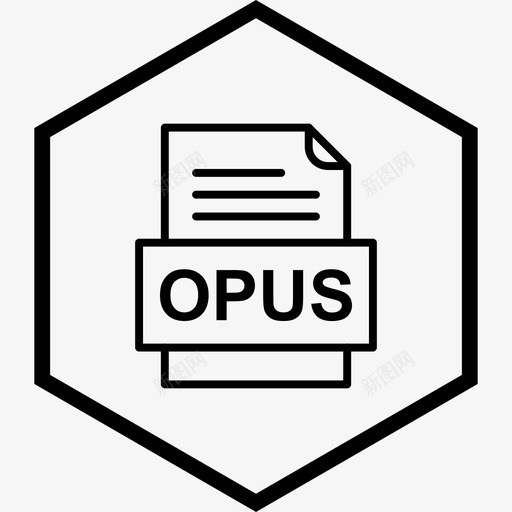 opus文件文件文件类型格式图标svg_新图网 https://ixintu.com 41种 opus 文件 格式 类型