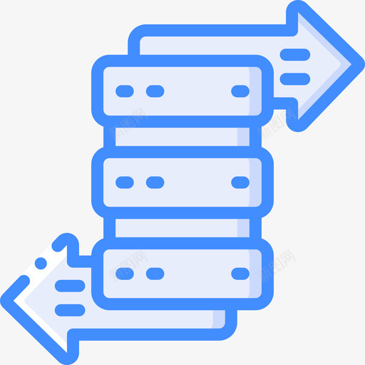 数据库数据科学14蓝色图标svg_新图网 https://ixintu.com 数据库 数据科学14 蓝色