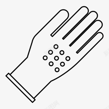 手套清洁房屋图标图标
