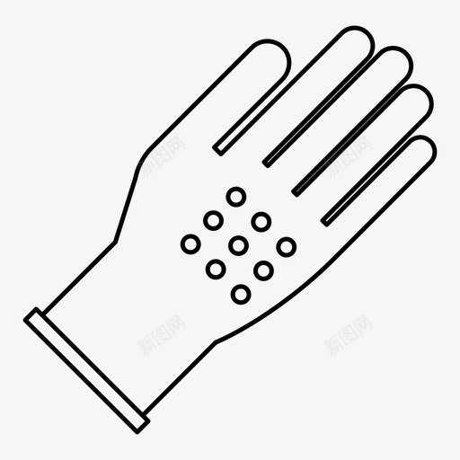 手套清洁房屋图标svg_新图网 https://ixintu.com 房屋 手套 洗涤 清洁 秩序