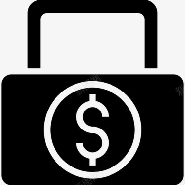 锁银行和金融32填充图标图标