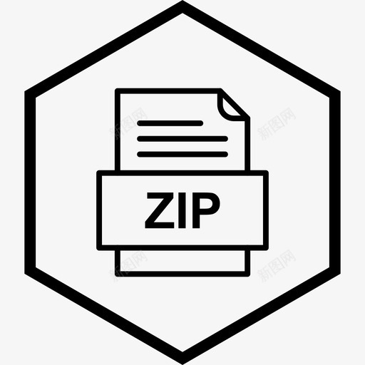 zip文件文件文件类型格式图标svg_新图网 https://ixintu.com 41个文件格式 zip文件文件 文件类型 格式