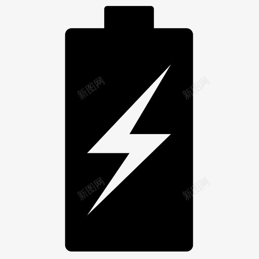 快速充电电池图标svg_新图网 https://ixintu.com 快速充电 电池