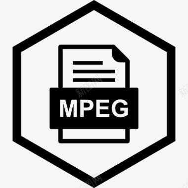 mpeg文件文件文件类型格式图标图标