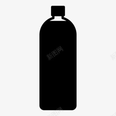 瓶子果汁液体图标图标