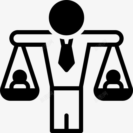 人类平衡量表平等对等图标svg_新图网 https://ixintu.com 人类 判断 对等 平等 平衡 责任 量表