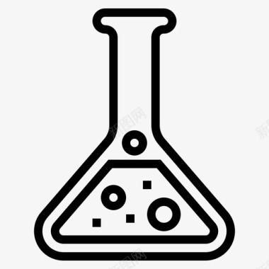 医用线性烧瓶176图标图标