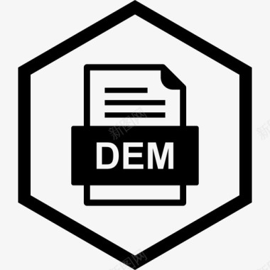 dem文件文件格式文件类型图标图标