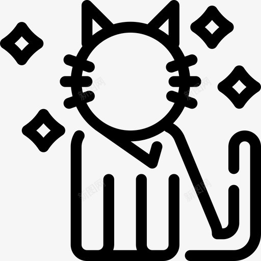 猫卫生宠物图标svg_新图网 https://ixintu.com 卫生 商店 宠物 宠物美容 沙龙 美容店
