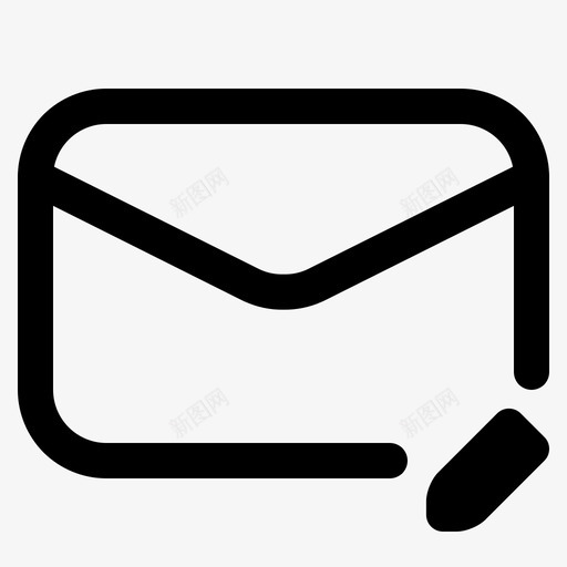 写消息电子邮件邮件系统图标svg_新图网 https://ixintu.com 写消息 电子邮件 邮件系统