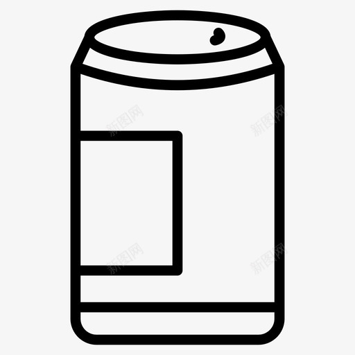罐饮料能量饮料图标svg_新图网 https://ixintu.com 果汁 罐 美食设置线字形 能量饮料 苏打水 葡萄酒 饮料
