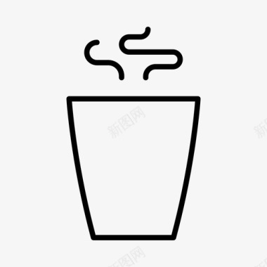 拿铁杯咖啡师咖啡图标图标