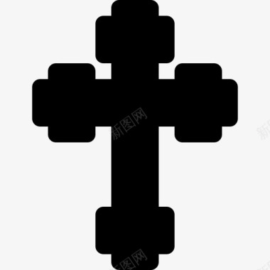 十字架宗教31填充图标图标
