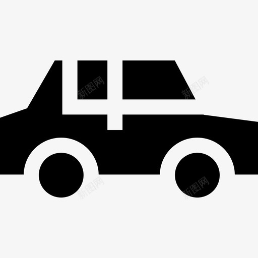 汽车车辆和运输工具3已填充图标svg_新图网 https://ixintu.com 已填充 汽车 车辆和运输工具3