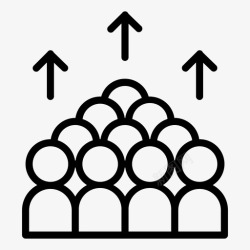 人口增长人口增长经济增长图标高清图片