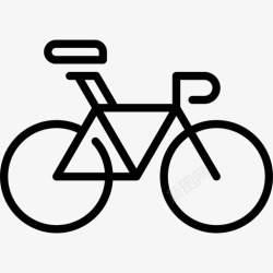 自行车赛道赛道自行车自行车比赛13直线型图标高清图片