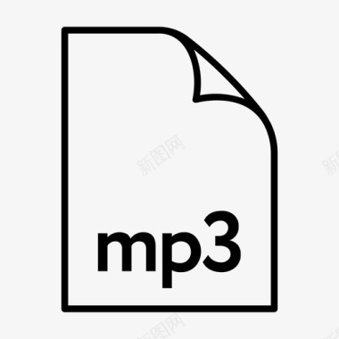 mp3正式文件格式文件图标图标