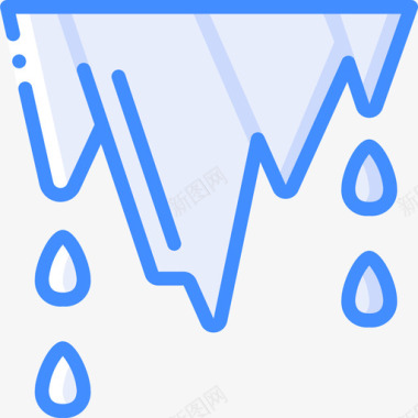 冰柱北极19蓝色图标图标