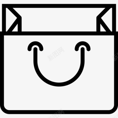 购物袋商业货币图标图标
