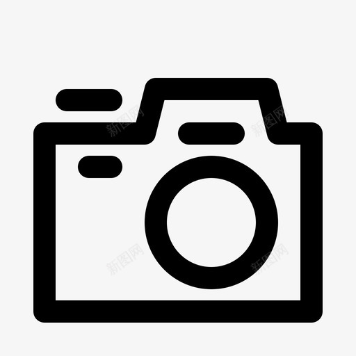 照相机多媒体照片图标svg_新图网 https://ixintu.com 多媒体 旅游 照片 照相机 视频