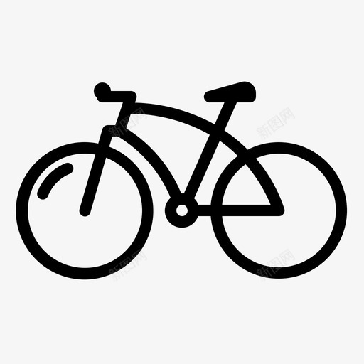 自行车下坡折叠自行车图标svg_新图网 https://ixintu.com 下坡 公路自行车 山地 折叠自行车 自行车 购物类 踏板