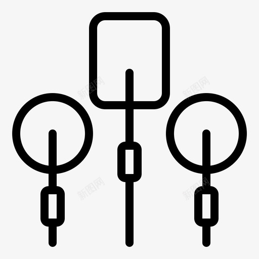 电疗健康医院图标svg_新图网 https://ixintu.com 传统疗法 健康 医学 医院 电疗