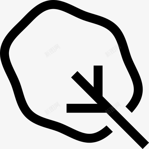 叶生态花园图标svg_新图网 https://ixintu.com 叶 树 植物 生态 自然 花园