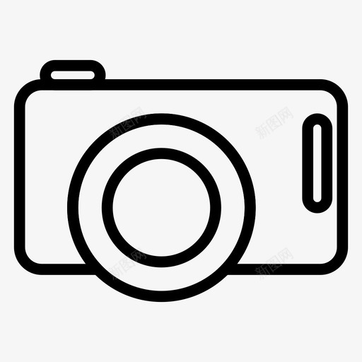 数码相机数码单反摄影图标svg_新图网 https://ixintu.com 摄影 数码单反 数码相机