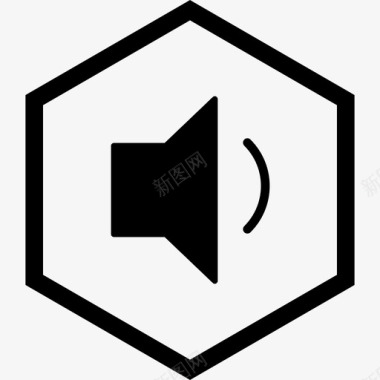 低音量音频音乐图标图标