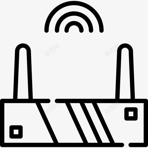 调制解调器互联网技术21线性图标svg_新图网 https://ixintu.com 互联网 技术 线性 调制解调器