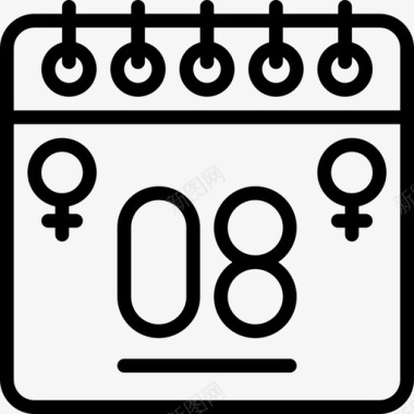 妇女节女权主义26直系图标图标