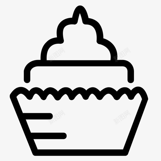 蛋糕面包房咖啡厅图标svg_新图网 https://ixintu.com 咖啡厅 手绘 松饼 派对 蛋糕 面包房 食品 餐厅