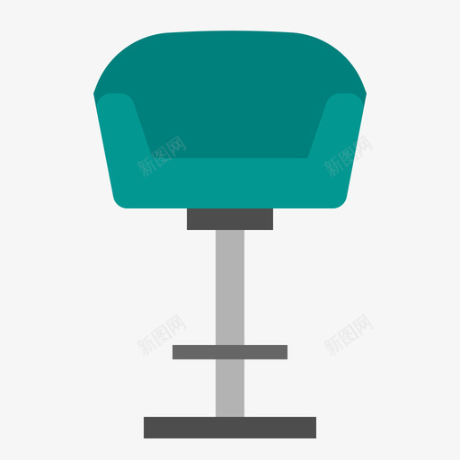 座椅家装49扁平图标svg_新图网 https://ixintu.com 家装 座椅 扁平