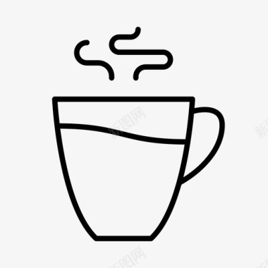 咖啡杯美式咖啡饮料图标图标