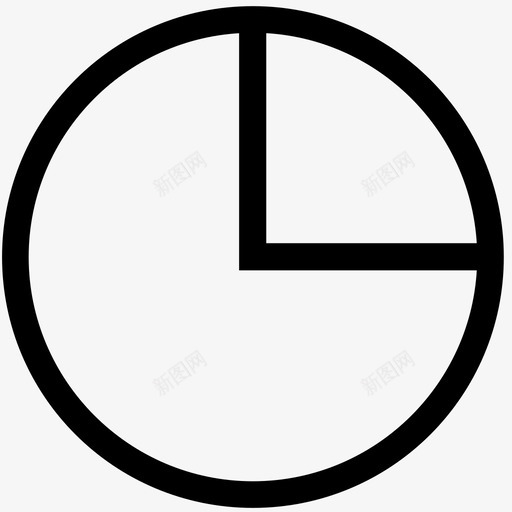 饼图时钟时间和日期图标svg_新图网 https://ixintu.com 常规图标 手表 时钟 时间和日期 计时器 饼图