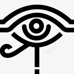 古代语言埃及右眼古代语言图标高清图片
