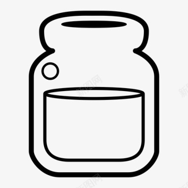 罐子烧杯化学图标图标