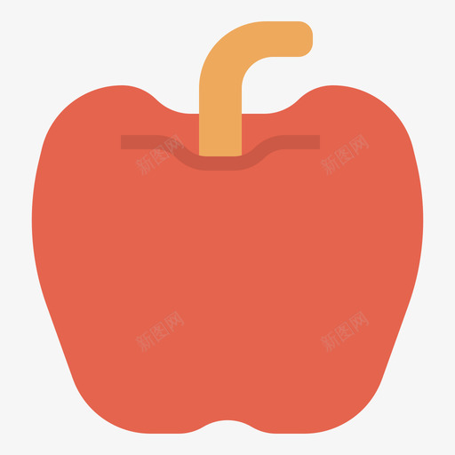 苹果水果和蔬菜扁平图标svg_新图网 https://ixintu.com 扁平 水果 苹果 蔬菜