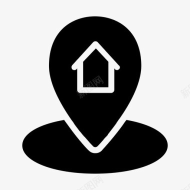 gps住宅房屋图标图标