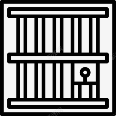 监狱布里德威尔监禁图标图标