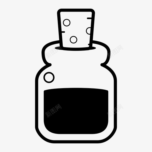 罐子烧杯化学图标svg_新图网 https://ixintu.com 化学 果酱 烧杯 烧瓶 科学 罐子 罐子和药水