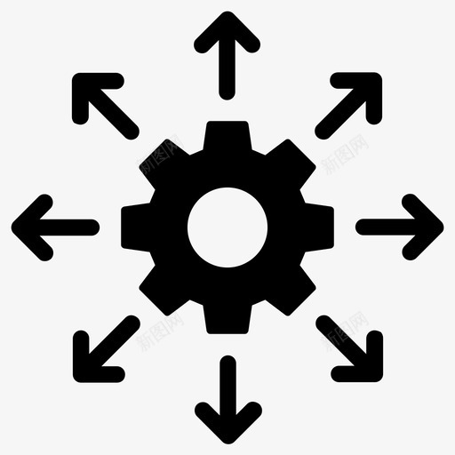 管理行政效率图标svg_新图网 https://ixintu.com 效率 监督 管理 行政