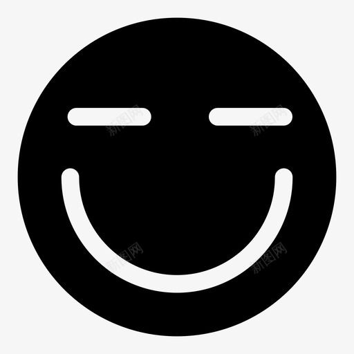 表情符号微笑表情符号正面图标svg_新图网 https://ixintu.com 字形 微笑 正面 笑脸 符号 表情