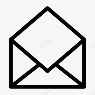 信封聊天室电子邮件图标图标