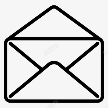 电子邮件信件邮寄图标图标