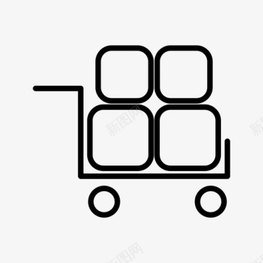 购物车购物篮购物箱图标图标