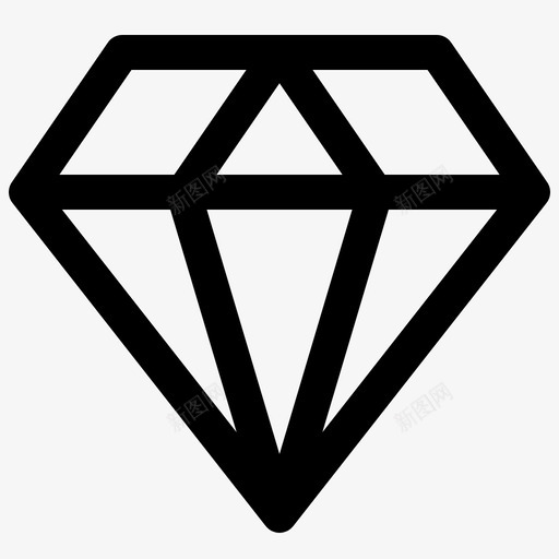 diamondbrilliantshiner图标svg_新图网 https://ixintu.com brilliant diamond l1 shiner ui 用户界面