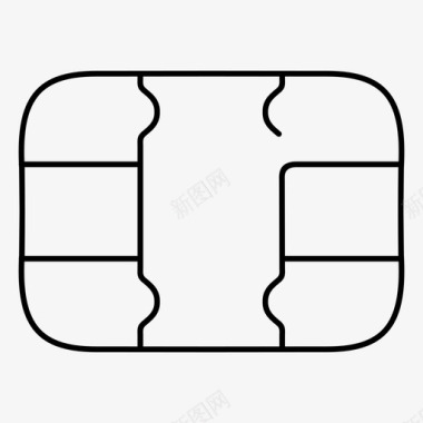 emv芯片银行卡银行安全图标图标