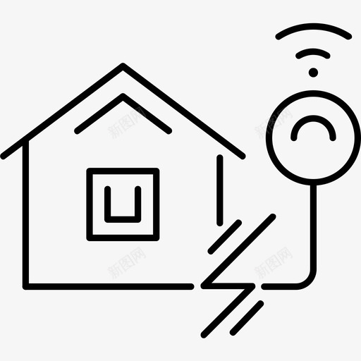 闪电部门技术图标svg_新图网 https://ixintu.com 天气 技术 温度 自然 部门 闪电