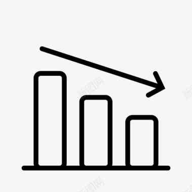 图表减少分析减少图标图标